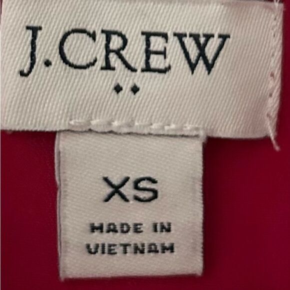 J. Crew Pink Long Sleeve Smocked Neck Lined Top Size XS - Picture 5 of 8